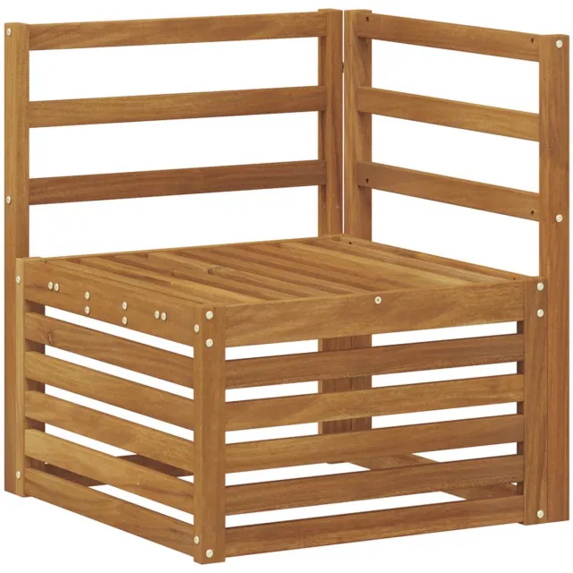 vidaXL Buiten - bank - set - 8 - st - 8-zits - Naturel - Massief - Acacia - Hout