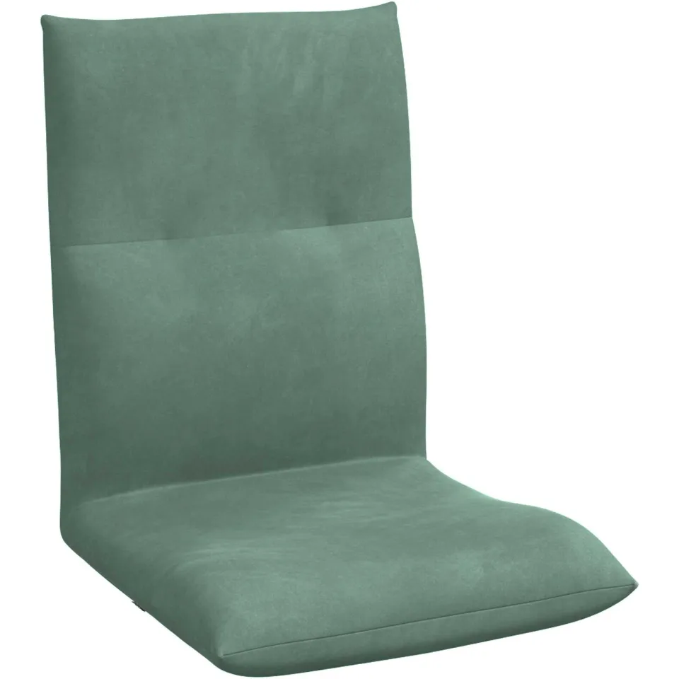 vidaXL Verstelbare vlo stoelen Zeegroen Fluweel