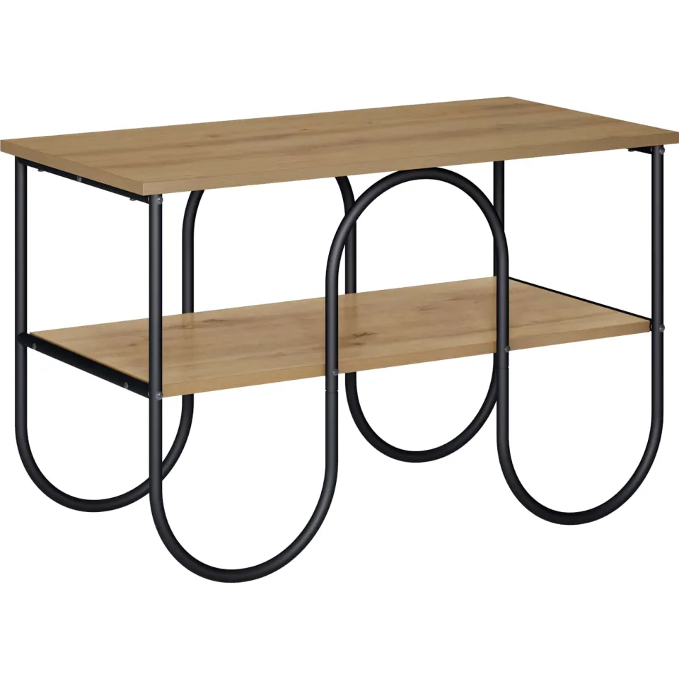 vidaXL TV-standaard 80 x 40 x 50 cm Artisanaal eiken Bewerkt hout, foto 3