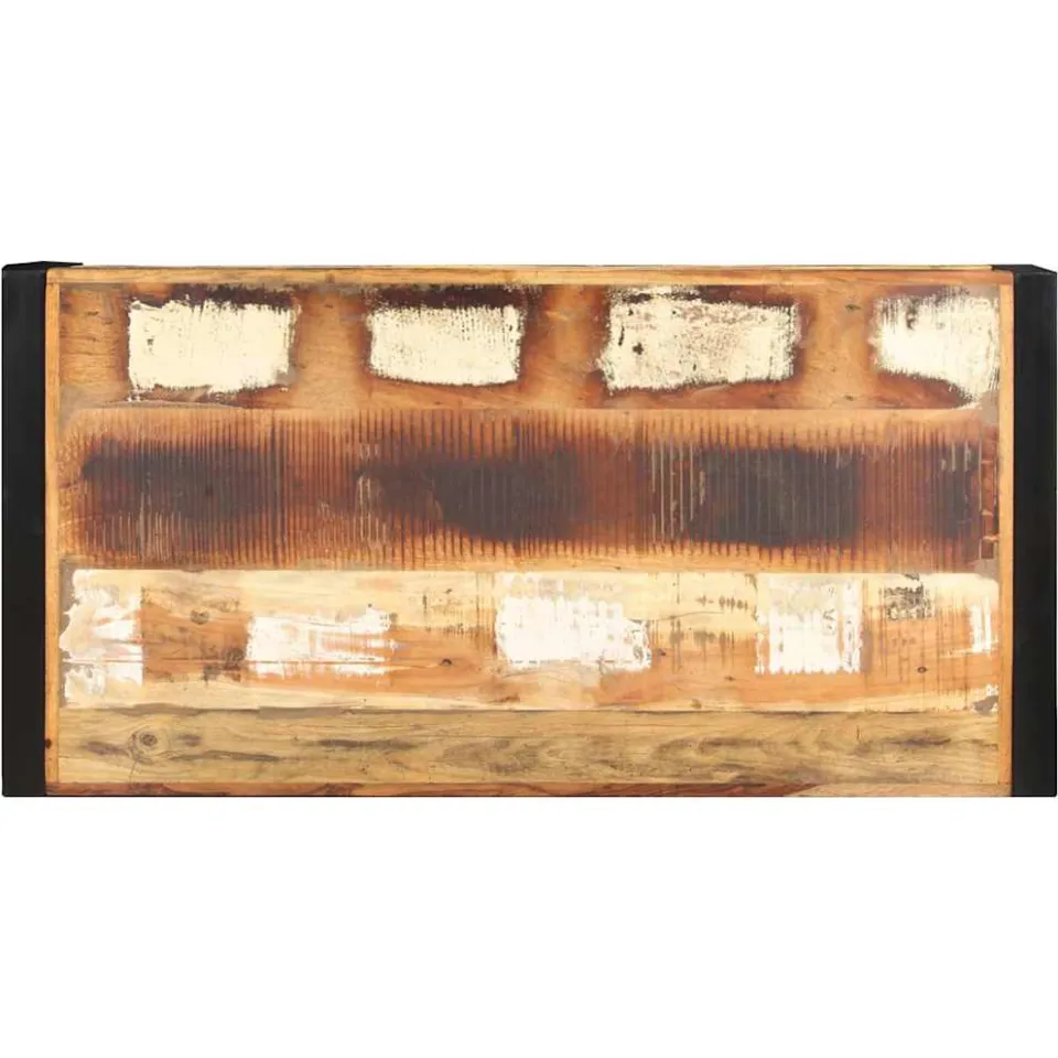 vidaXL Salontafel 120x60x40 cm massief gerecycled hout bruin, foto 3