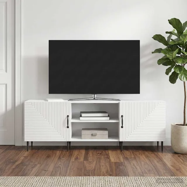 vidaXL TV-kast 150 x 31 x 50 cm Hoogglans Wit Bewerkt hout, foto 2