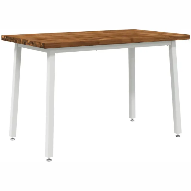 vidaXL Vierkante - Eettafel - 120 - x - 70 - x - 75 - cm - Massief - Acacia - Hout