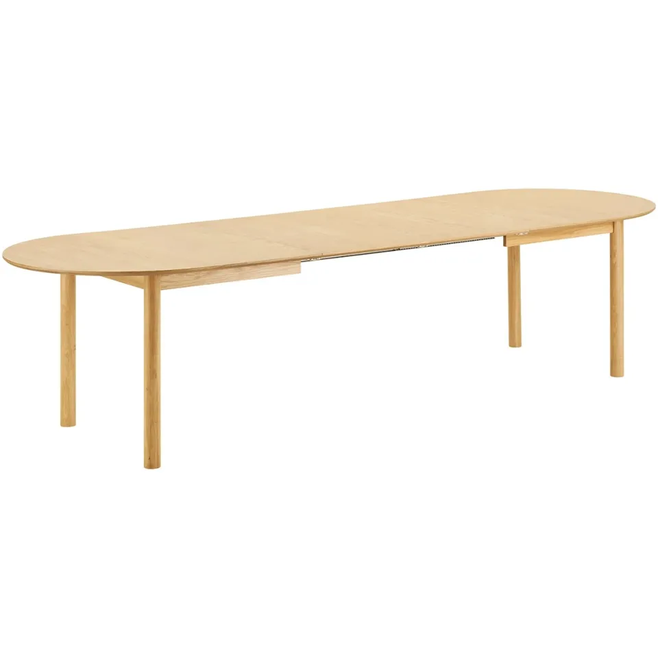 Artichok Loet uitschuifbare houten eettafel naturel - 200 tot 300cm x 100cm, foto 5