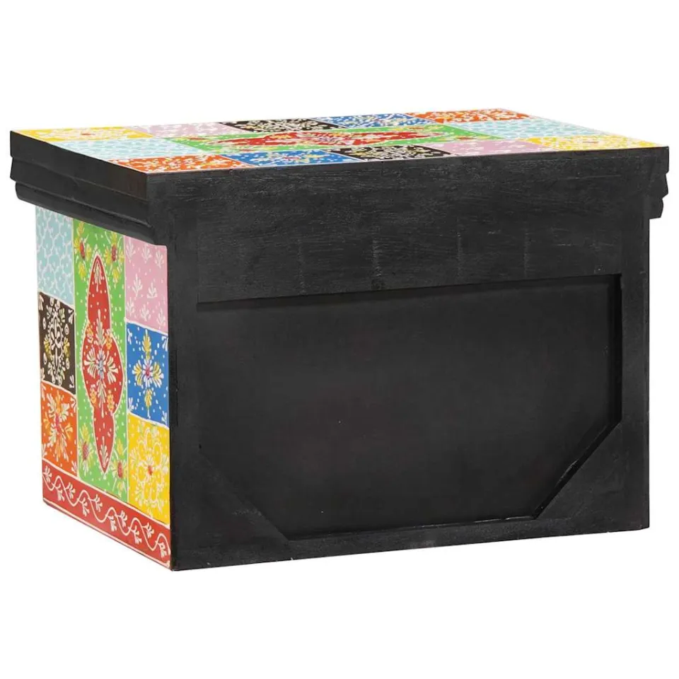 vidaXL Nachtkastje met lade Multikleur 40 x 30 x 28 cm meerkleurig, foto 4