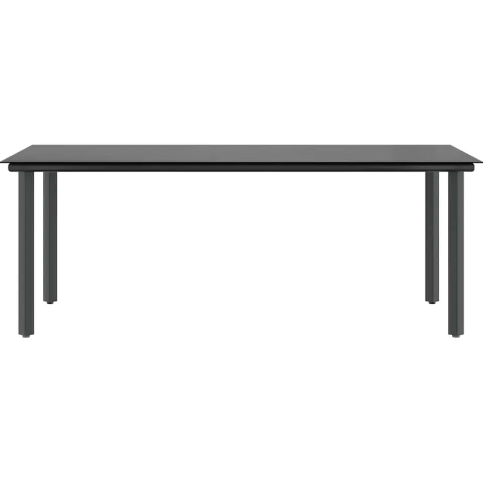vidaXL 7-delige Tuinset met kussens poly rattan glas bruin, foto 3