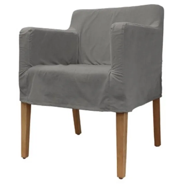 Leeff by Netty – Eetkamerstoel – Donkergrijs – Hout en stof – 62 x 59 x 85 cm