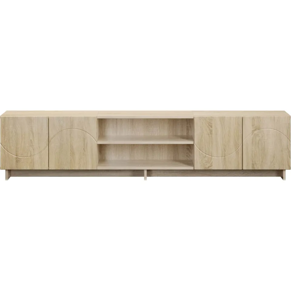 vidaXL TV-standaard 180 x 34,5 x 40 cm Sonoma Eiken Bewerkt hout, foto 3