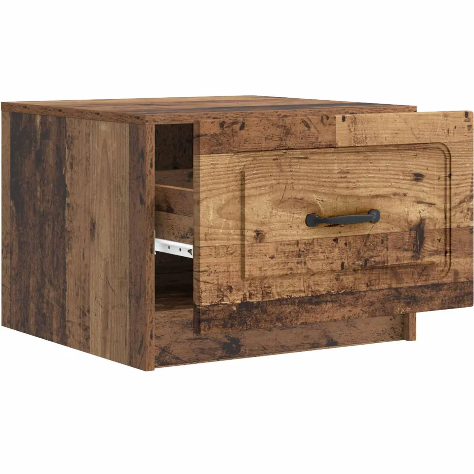 vidaXL Salontafel Oud hout 49 x 50 x 37 cm Bewerkt hout bruin, foto 4