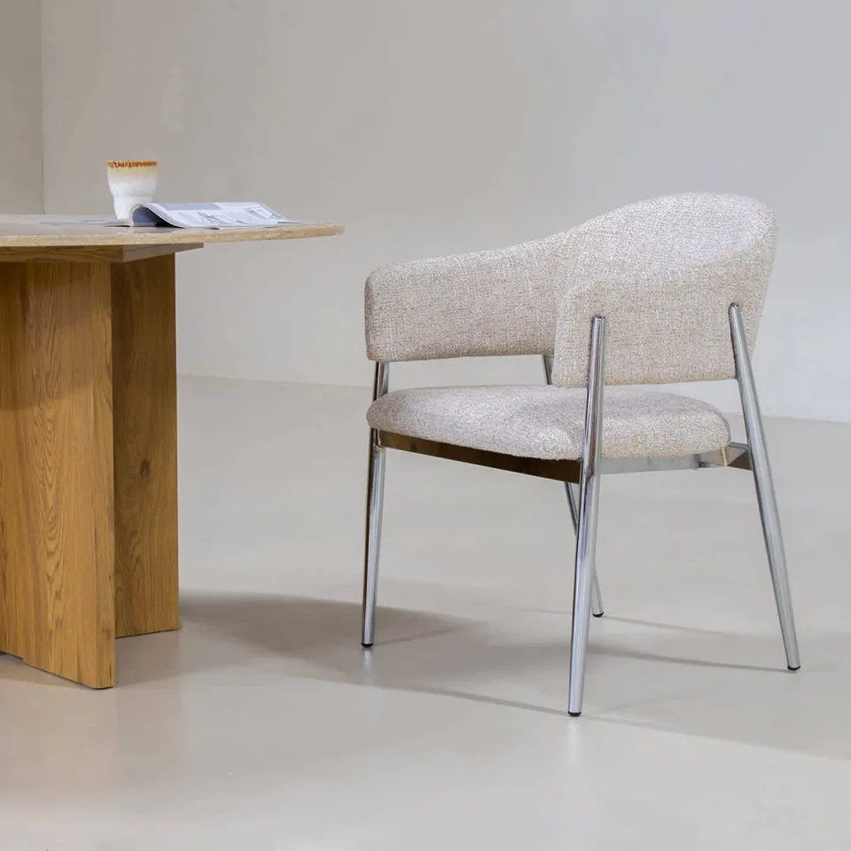 Giga Meubel Dénia eetkamerstoel beige, foto 7