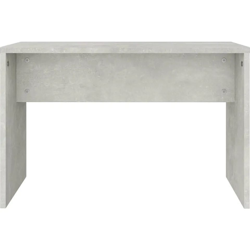 vidaXL Kaptafelkruk 70x35x45 cm bewerkt hout betongrijs grijs, foto 3