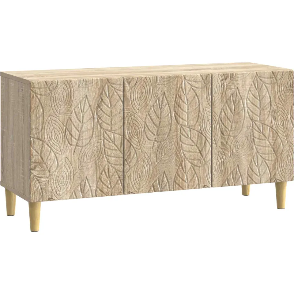 vidaXL TV-kast 99 x 34,5 x 50 cm Sonoma Eiken Bewerkt hout Bruin