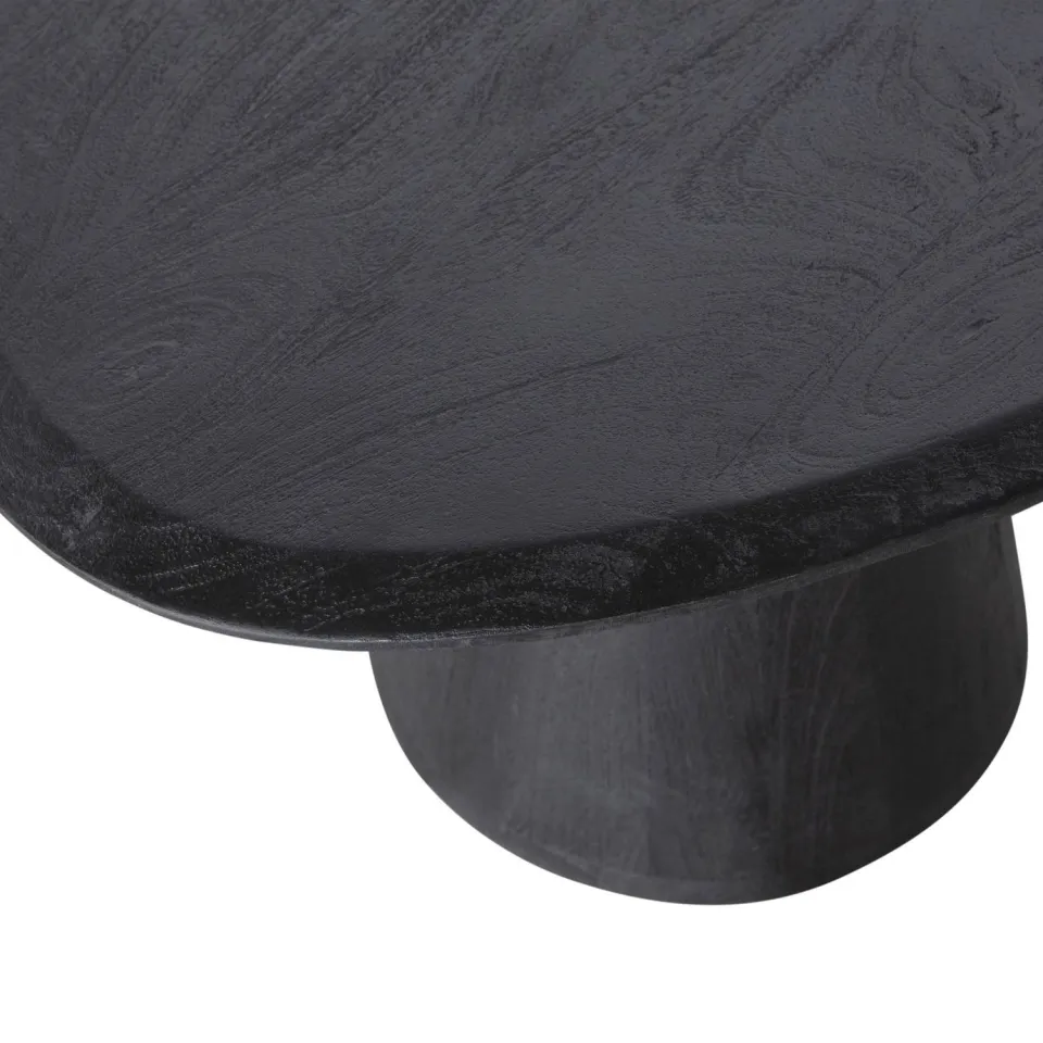 WOOOD Posture Salontafel - Hout - Zwart - 47x120x80, foto 3