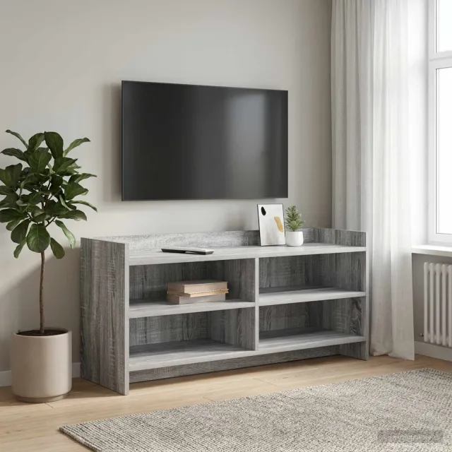 vidaXL TV-kast 100 x 33 x 47 cm Grijs Sonoma Bewerkt hout, foto 2