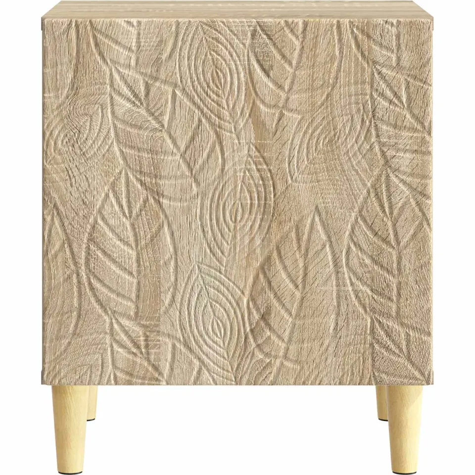 vidaXL Nachtkastje Sonoma Eiken 43 x 34,5 x 50 cm Bewerkt hout, foto 4