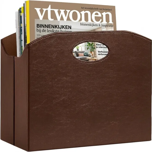 Br@ndless Krantenbak - Lectuurmand - Krantenmand - Bruin