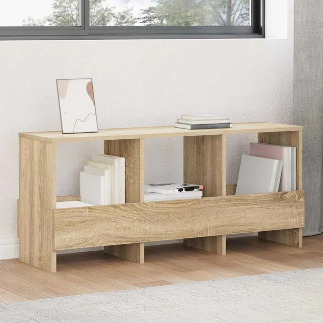 vidaXL Tijdschrift Rek Sonoma Eiken 102 x 30 x 45 cm, foto 2