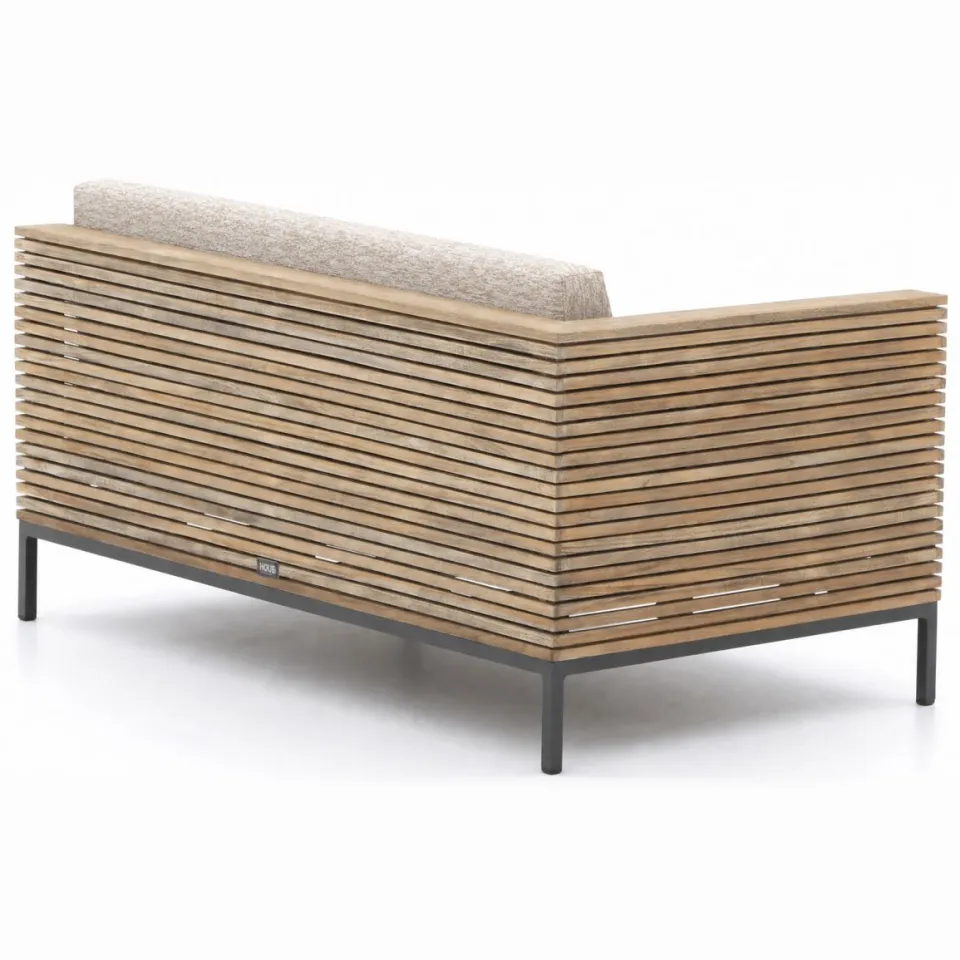 ROUGH Furniture ROUGH-D hoek loungeset 4-delig 5-zits bruin, foto 5