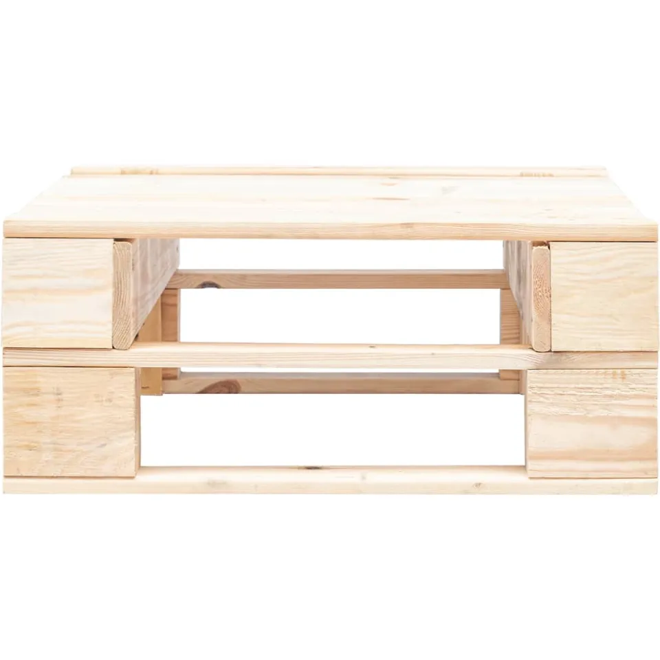 vidaXL Tuinhocker pallet hout bruin, foto 3