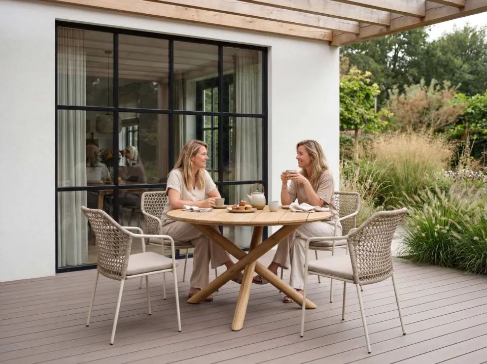 Barths Burano dining tuinstoel zand, foto 6