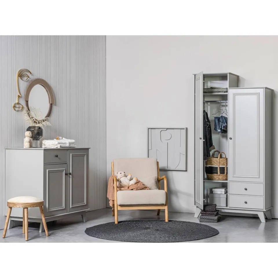 WOOOD Mark Fauteuil - Chenille - Zand - 75x67x82, foto 3