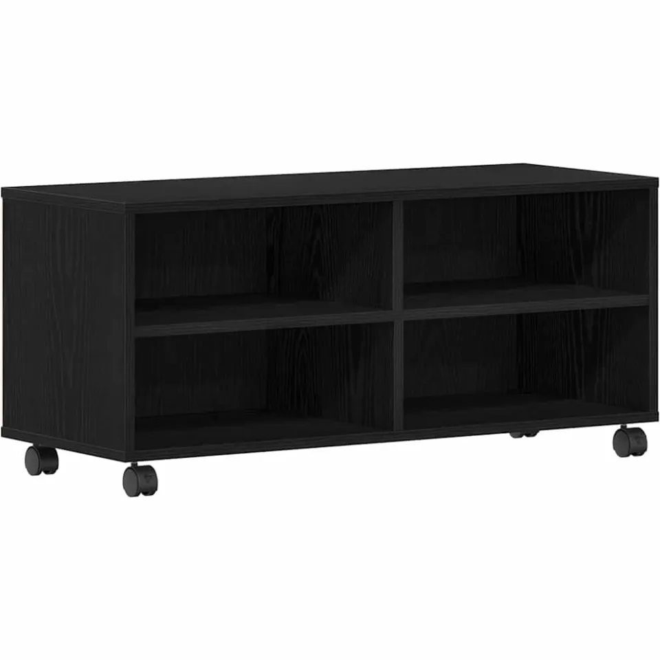 vidaXL TV-kast 90 x 35 x 40,5 cm Zwart Bewerkt hout, foto 3
