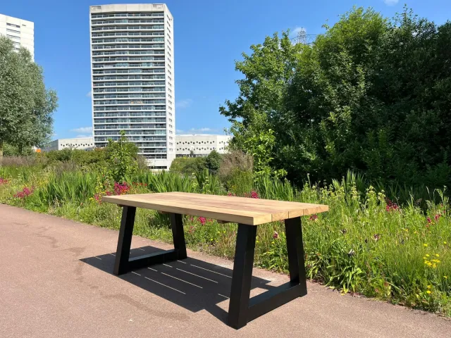 NordXL Irokohouten tuintafel Menso