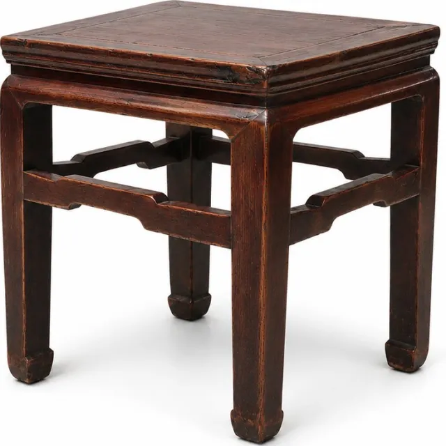 Fine Asianliving Antiek Chinese Kruk Sidetable W39xD39xH51cm Chinese Meubels Oosterse Kast multi