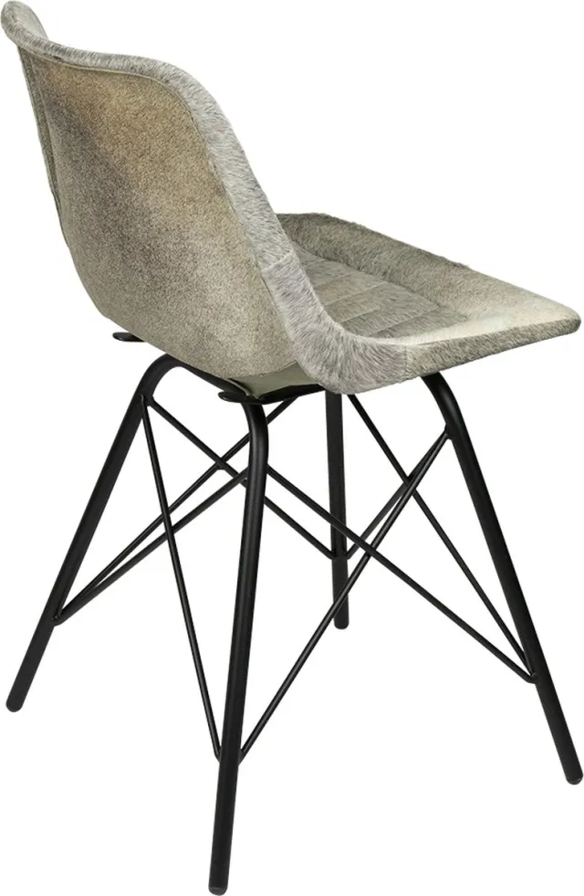 Mars & More stoel koe grijs x 79cm (zelfmontage)
