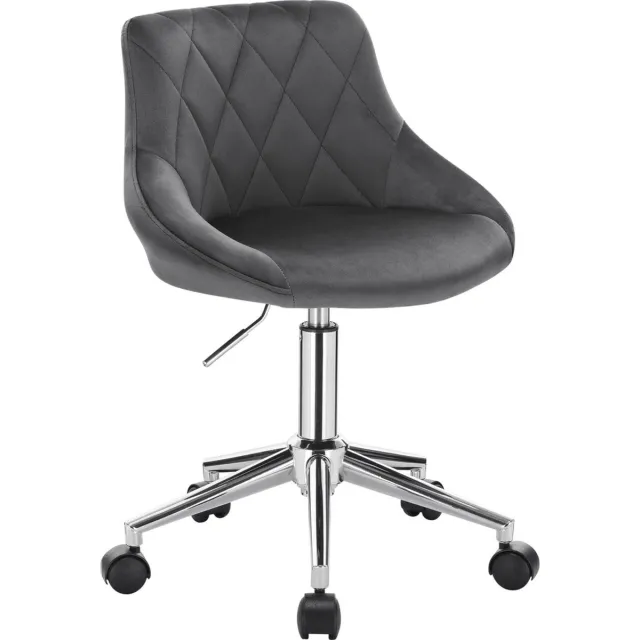 Bolt Edge Bureaustoel - Donkergrijs - Ergonomisch - Velvet - Op Wielen - Verstelbaar