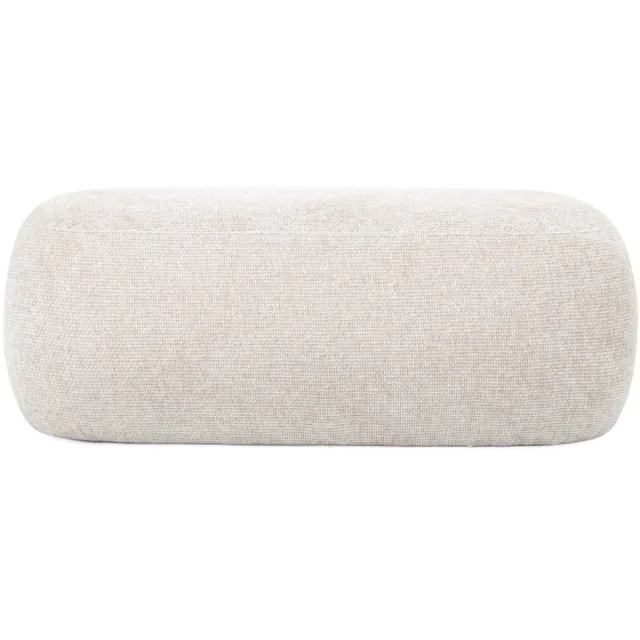 Giga Meubel Poef Sarah - Stof - Beige - 100x50x38cm