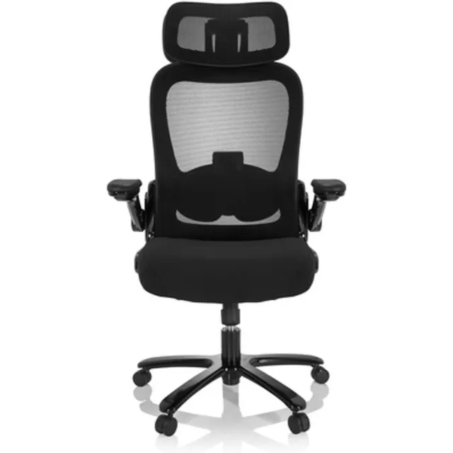 hjh office Zware stoelen / Bureaustoel INSTRUCTOR SW I PRO - XXL Netstof / Stof zwart hjh OFFICE