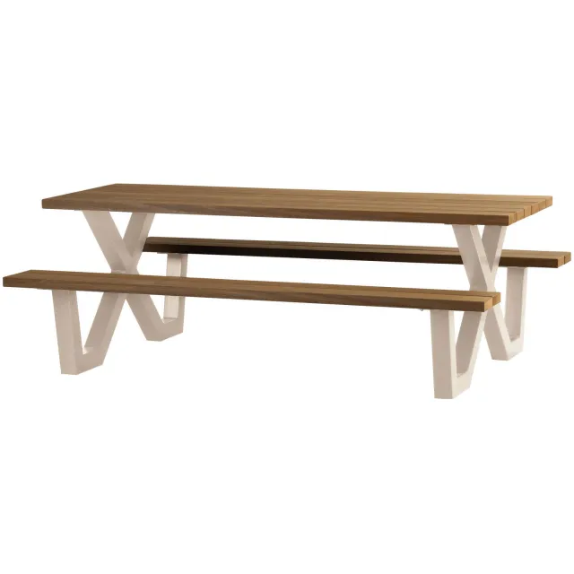 WOOOD Tablo picknicktafel zand natural/sand