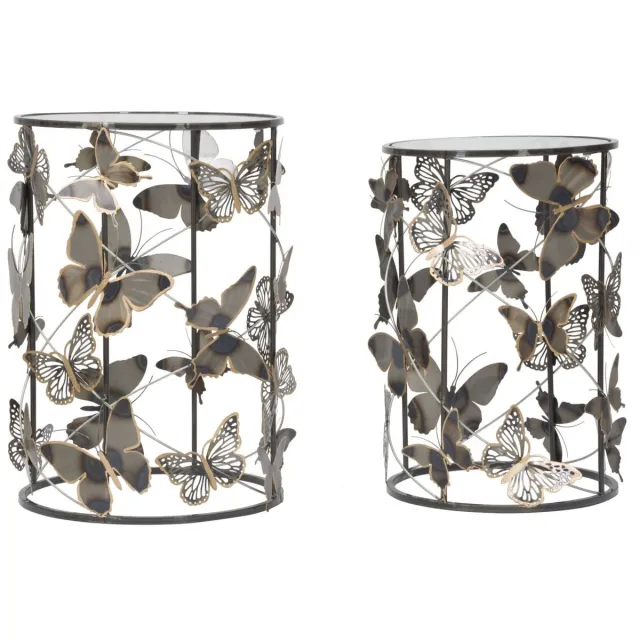 Mauro Ferretti Tafel Farfalle Set 2pcs 41,3×55 cm Multicolor