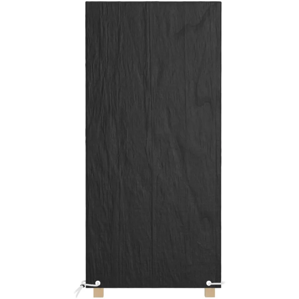 vidaXL Tuinstoelhoezen 2 st 8 oogjes 75x70x140 cm polyetheen zwart, foto 2