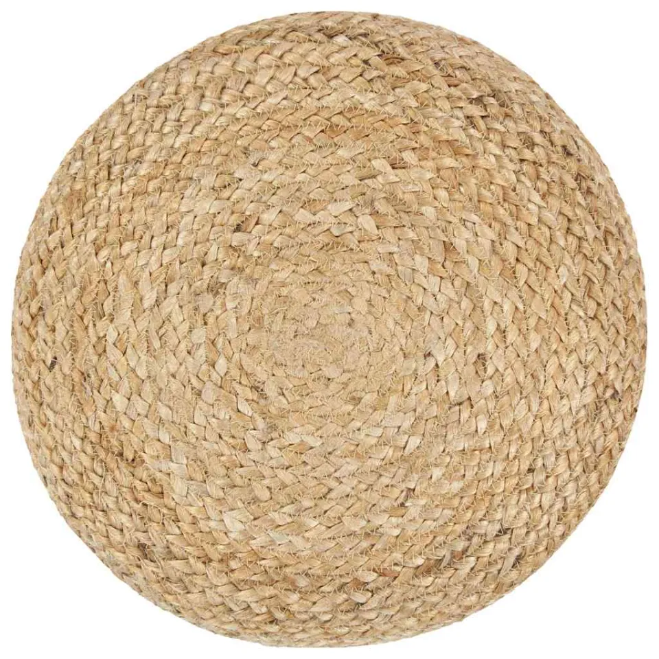 vidaXL Poef handgemaakt 40x45 cm jute bruin, foto 2