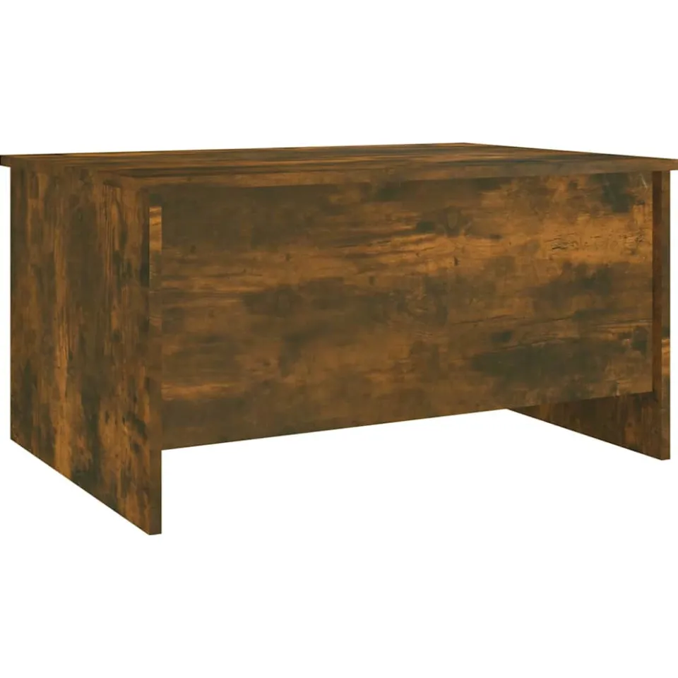 vidaXL Salontafel 80x55,5x41,5 cm bewerkt hout gerookt eikenkleurig, foto 4