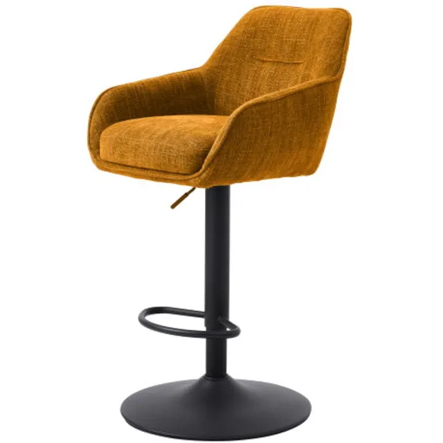 Meubelplaats Barstoel Avola - Roest - barstoelen set van 2 Cognac