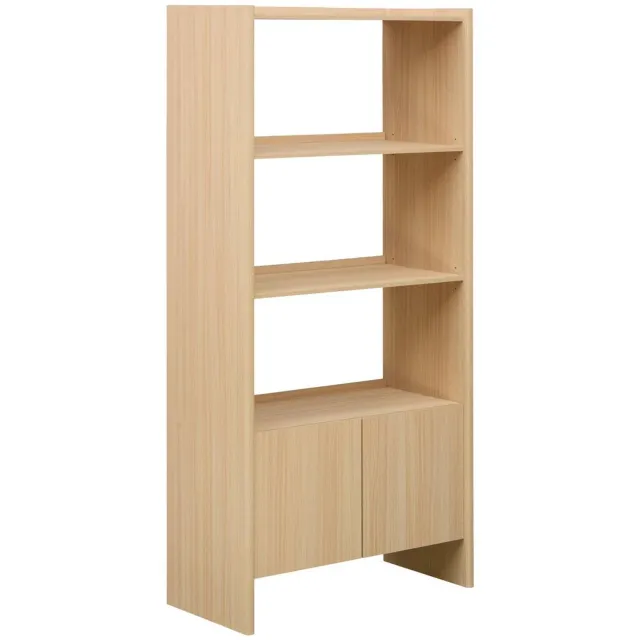Atmosphera Créateur d'intérieur® Rechthoekige John-boekenkast 85 x 180 cm, beige