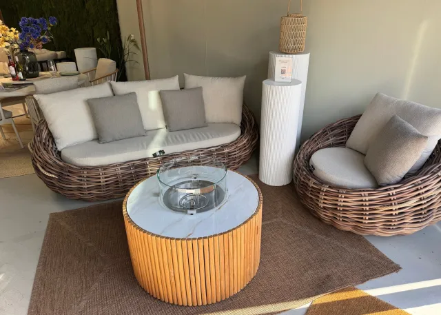Apple Bee Cocoon Loungeset 2-delig - Showroommodel Mokka