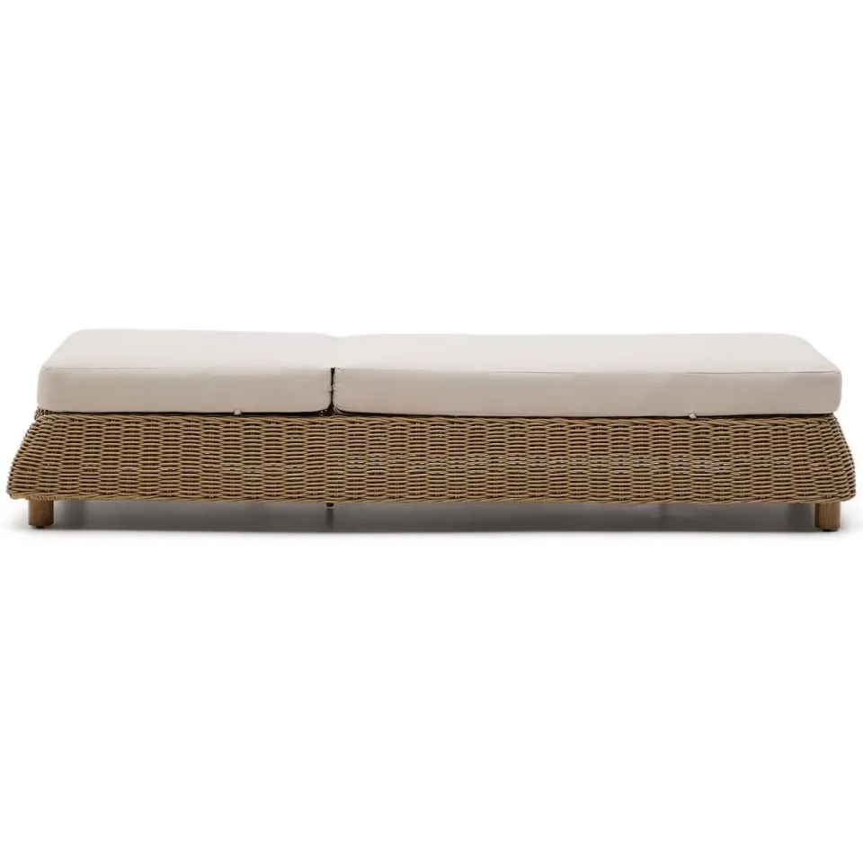 Kave Home Meria ligbed rattan naturel, foto 3