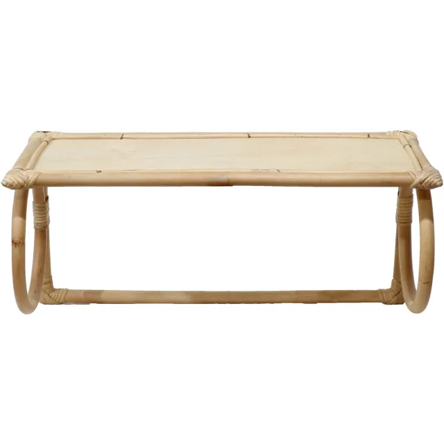 Giga Meubel Rotan Wandplank - Naturel - 60cm - Bohemian - Wandplank Malu - Giga Meubel