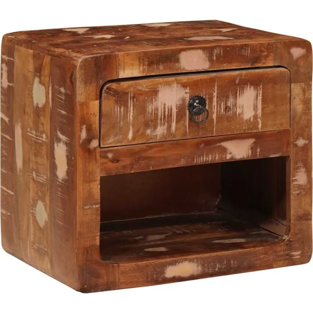 vidaXL Wandgemonteerde Naastkast met lade Multikleur 40 x 30 x 36 cm Meerkleurig