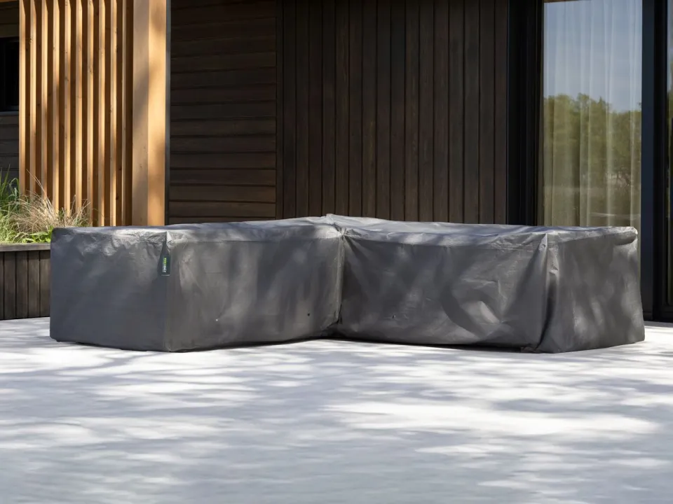 Kees Smit Collectie Kees Smit Tuinmeubelhoes hoek loungeset 280x85/280x85x60cm grijs, foto 2