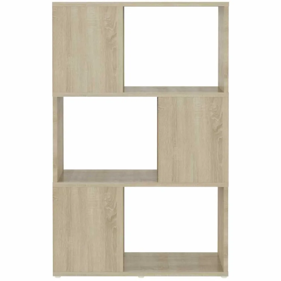vidaXL Boekenkast/kamerscherm 60x24x94 cm bewerkt hout sonoma eiken, foto 4