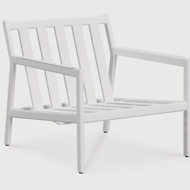 Ethnicraft Jack outdoor fauteuil wit