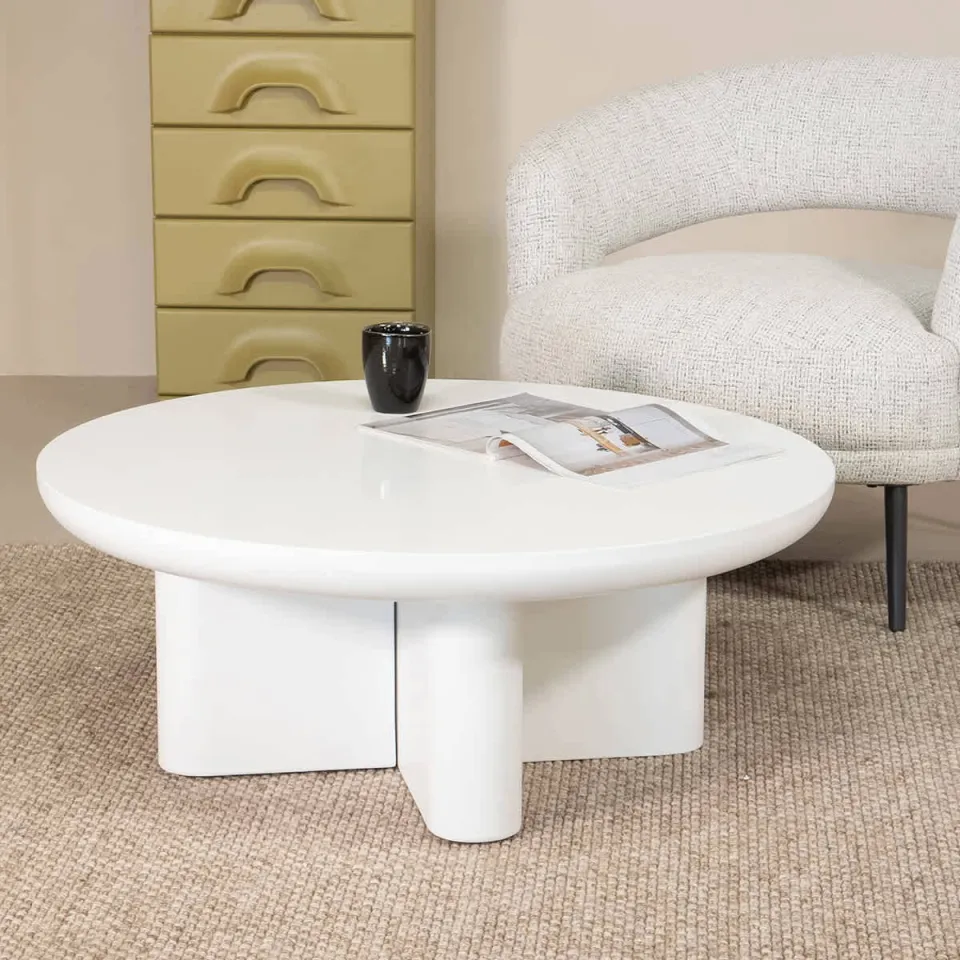 Giga Meubel Salontafel Miso - Rond - Eco Composiet - 90cm, foto 4