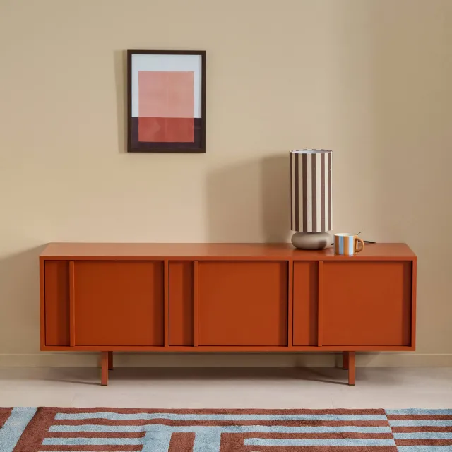 NOUS Living Kale tv-meubel donker oranje, foto 2