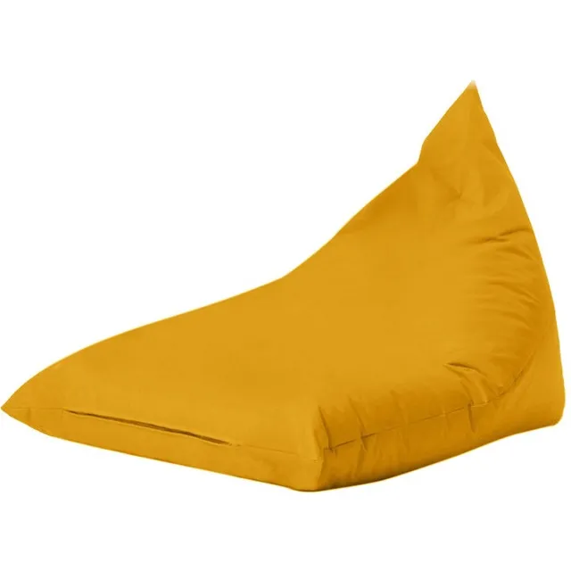 Skye Decor , Tuin zitzak, Pyramid Big Bed Pouf - Yellow, Polyester, Geel, 145 x 90 cm