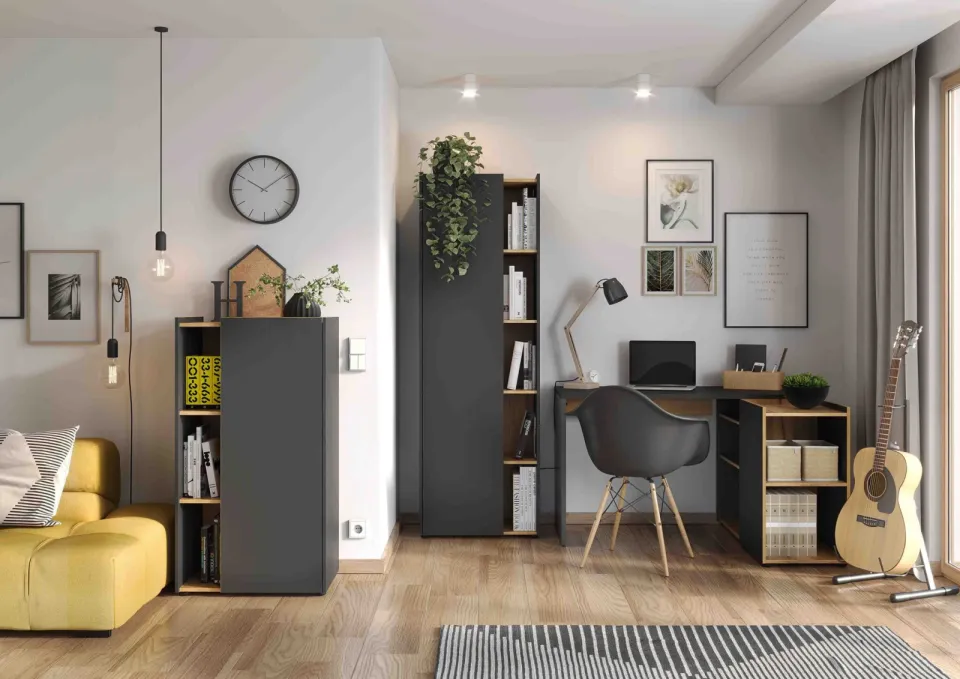 Bureau Aster antraciet, foto 2