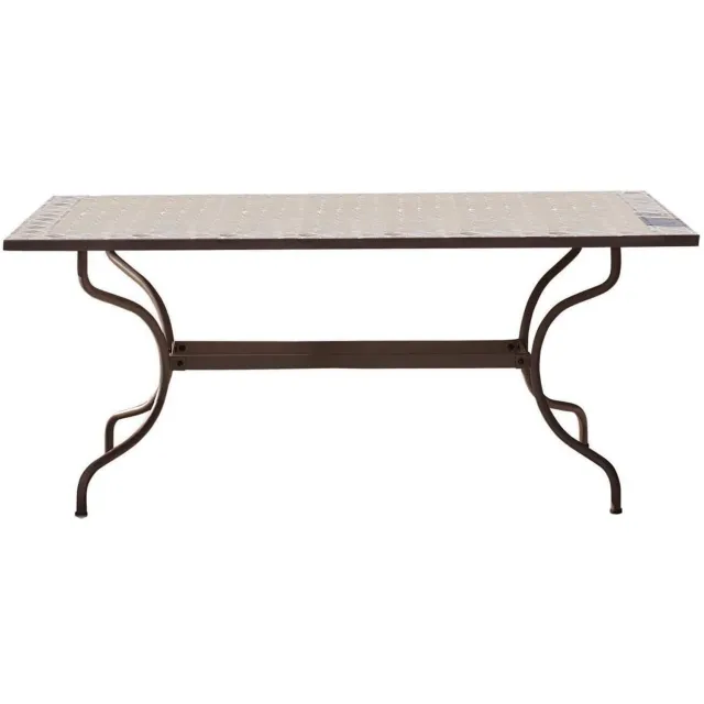 Loberon Tafel Labaroche grijs/bont